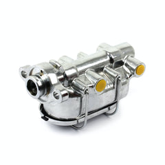 Speedmaster PCE166.1002 Clip On Top Aluminum Brake Master Cylinder Chrome