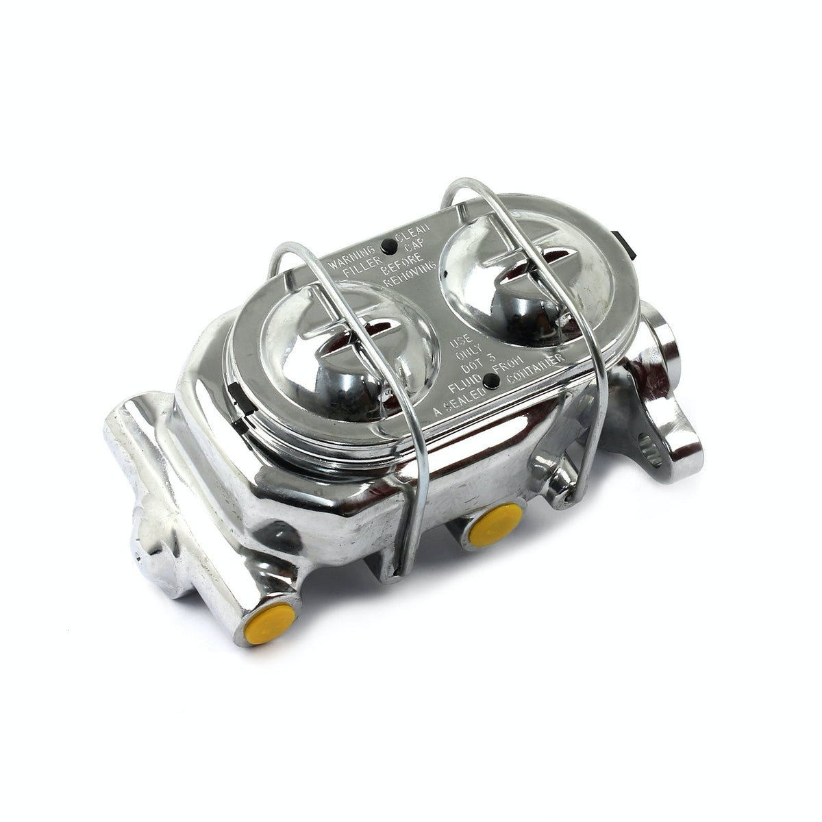 Speedmaster PCE166.1002 Clip On Top Aluminum Brake Master Cylinder Chrome