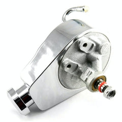 Speedmaster PCE172.1001 A-Can Power Steering Pump Chrome (Keyway Included)