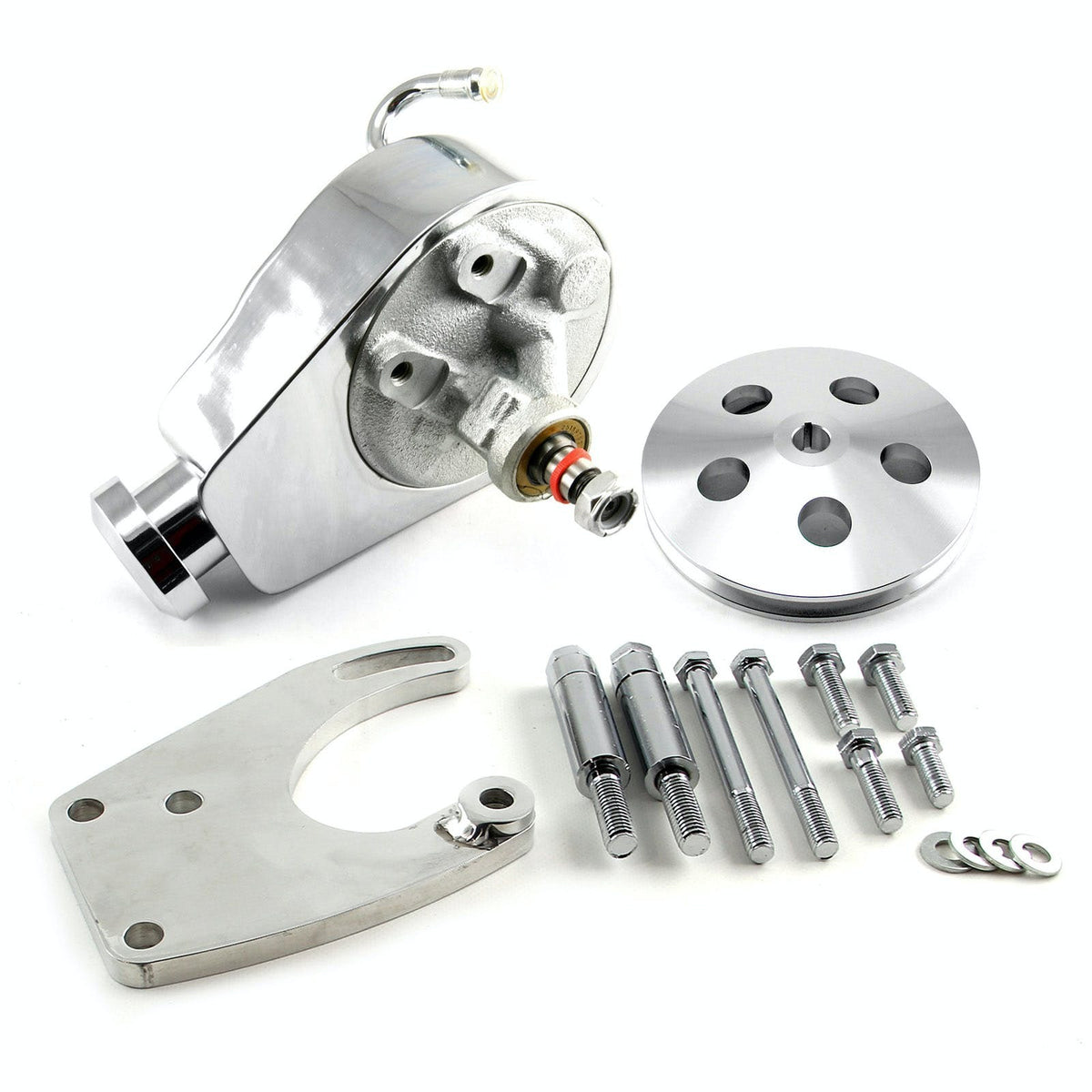 Speedmaster PCE172.1004 Power Steering Pump, Bracket and 1 V Groove Pulley Kit