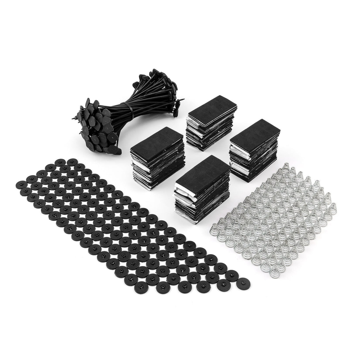 Speedmaster PCE182.1002 9 10 12 14 Electric Fan Install Mounting Zip Ties Kit - 100 Each