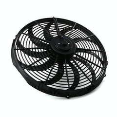 Speedmaster PCE185.1014 16 Reversable 12V S Blade Radiator Electric Thermo Fan - Big Motor