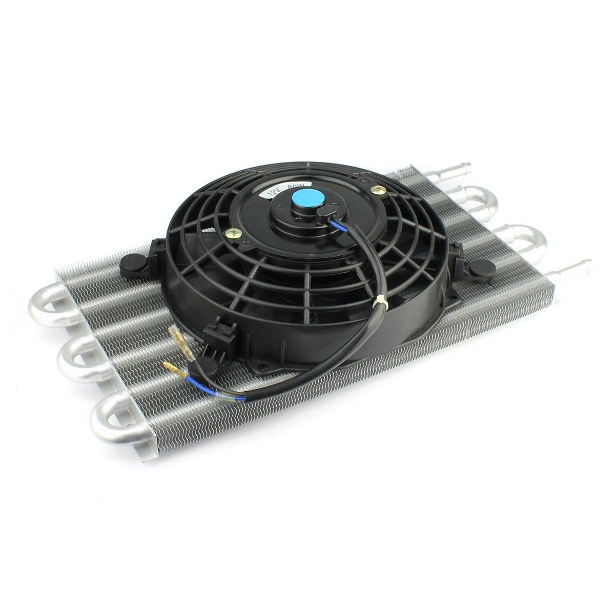 Speedmaster PCE186.1024 Flat Transmission Oil Cooler 15.5 x 7.5 and Electric Thermo Fan Kit