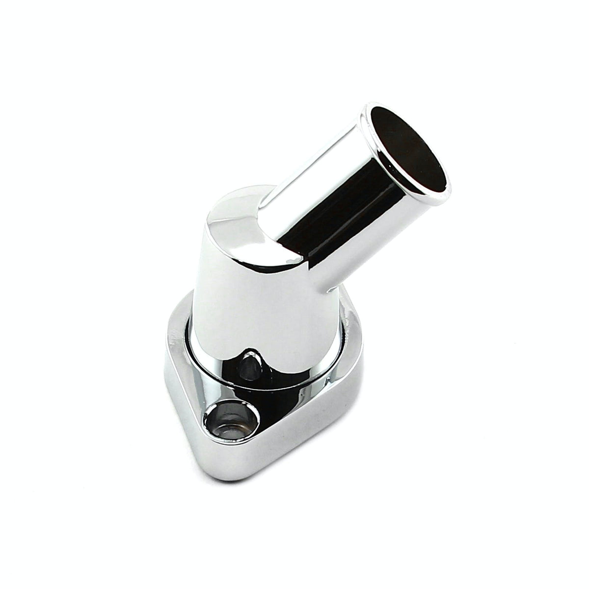 Speedmaster PCE191.1007 45 Degree Swivel Aluminum Thermostat Housing Water Neck Chrome