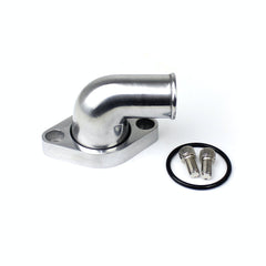 Speedmaster PCE191.1008 90 Degree Swivel Aluminum Thermostat Housing Water Neck Polished
