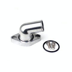 Speedmaster PCE191.1010 15 Degree Swivel Aluminum Thermostat Housing Water Neck Polished