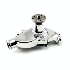 Speedmaster PCE195.1002 High Volume Aluminum Short Water Pump Chrome w/o Heater Port