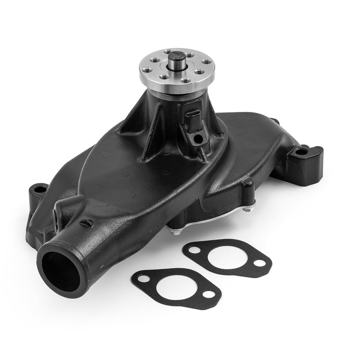 Speedmaster PCE195.1010.02 High Volume Aluminum Short Water Pump Black
