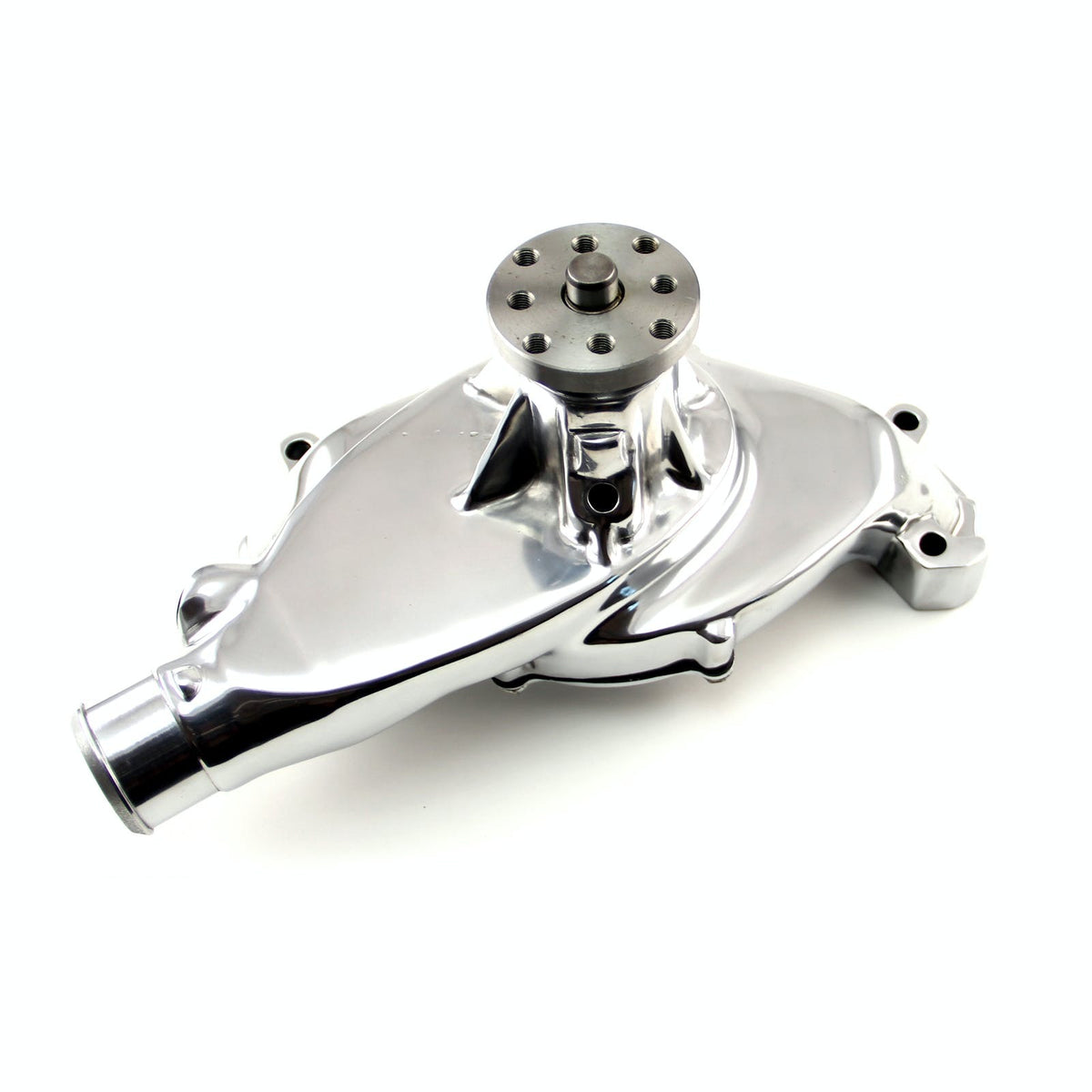 Speedmaster PCE195.1012 High Volume Aluminum Short Water Pump Polished