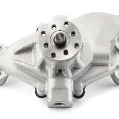 Speedmaster PCE195.1083 High Volume Aluminum Short Water Pump Satin with Heater Port