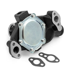 Speedmaster PCE195.1083.02 High Volume Aluminum Short Water Pump with Heater Port [Black]