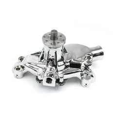 Speedmaster PCE195.1105 High Volume Aluminum Short Water Pump Chrome w/ Heater Port