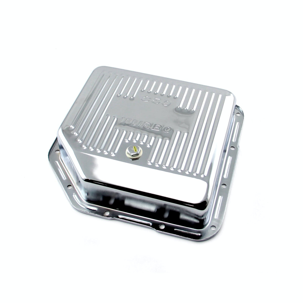 Speedmaster PCE221.1002 Turbo TH350 Deep Transmission Oil Pan Chrome Finned