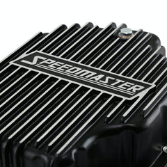 Speedmaster PCE221.1021 Turbo 400 TH400 Aluminum High Volume Transmission Oil Pan Cast Finned Black