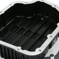 Speedmaster PCE221.1021 Turbo 400 TH400 Aluminum High Volume Transmission Oil Pan Cast Finned Black