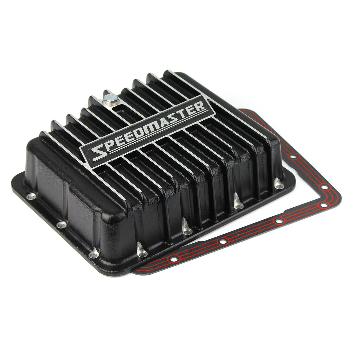 Speedmaster PCE221.1025 Powerglide Cast Aluminum Transmission Oil Pan Black