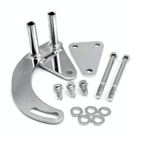 Speedmaster PCE233.1001 Long Water Pump Lwp Power Steering Bracket Kit Chrome