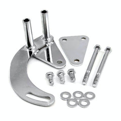 Speedmaster PCE233.1001 Long Water Pump Lwp Power Steering Bracket Kit Chrome