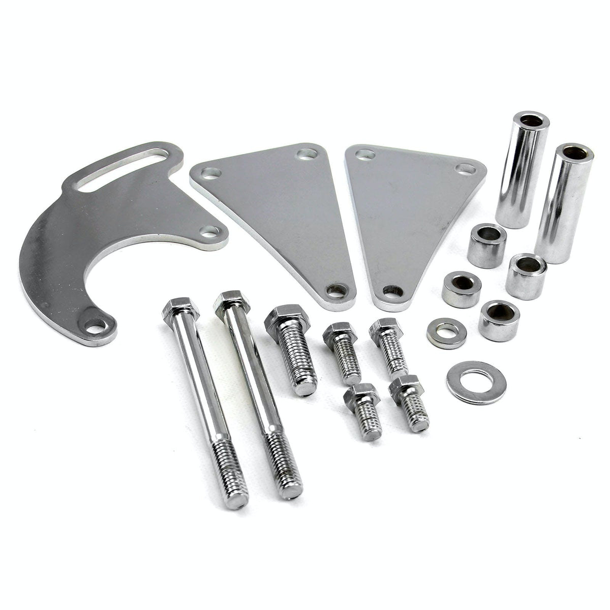 Speedmaster PCE233.1003 Long Water Pump Lwp Power Steering Bracket Kit Polished