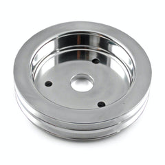 Speedmaster PCE239.1002 Billet Aluminum Short Water Pump Swp 2 Groove Crank Pulley