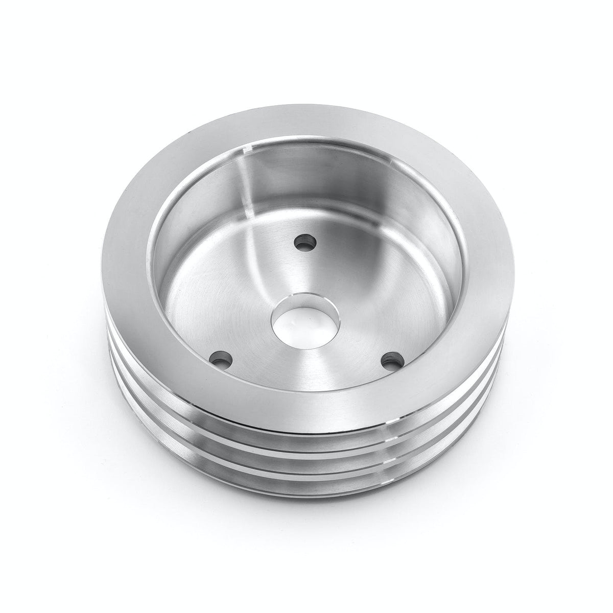 Speedmaster PCE239.1005 Billet Aluminum Short Water Pump Swp 3 Groove Crank Pulley