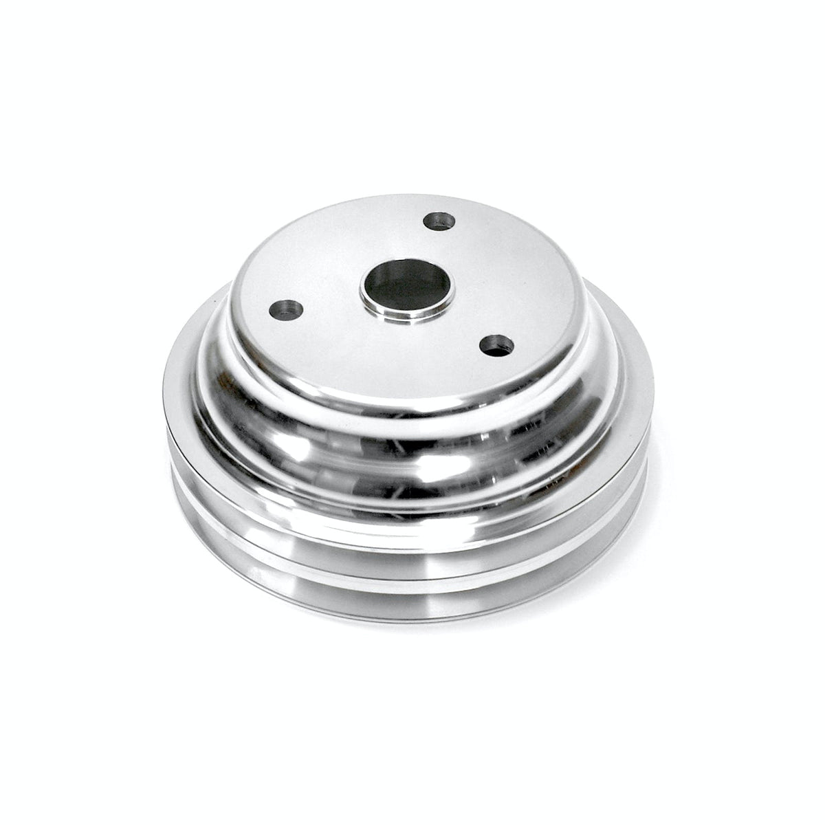 Speedmaster PCE239.1010 Billet Aluminum Long Water Pump Lwp 2 Groove Crank Pulley