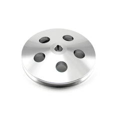 Speedmaster PCE240.1001 Aluminum 1 V Groove Power Steering Pulley Satin (1/8 Keway)