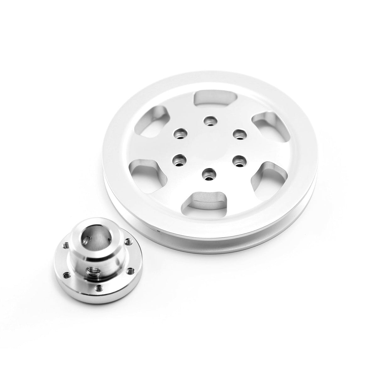 Speedmaster PCE240.1004 Aluminum 1V Groove Power Steering Pulley