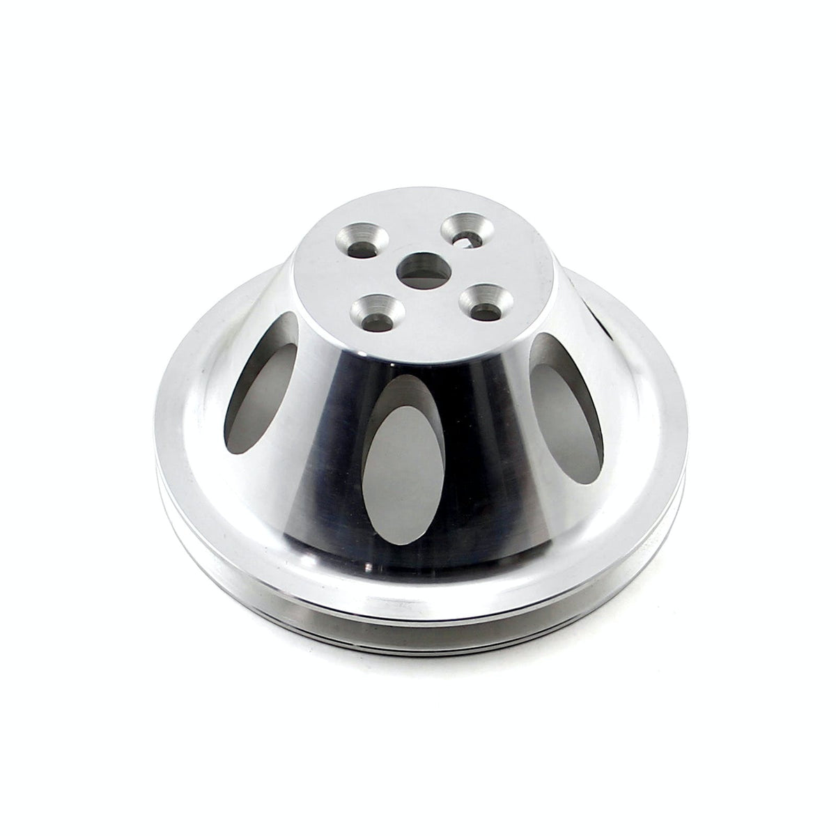 Speedmaster PCE246.1003 Billet Aluminum Short Water Pump Swp 1 Groove Water Pump Pulley