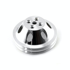 Speedmaster PCE246.1004 Billet Aluminum Short Water Pump Swp 2 Groove Water Pump Pulley
