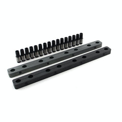 Speedmaster PCE259.1009 Rocker Stud Girdle Kit Black With 3/8 Posi Locks