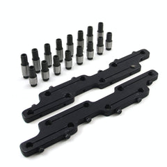 Speedmaster PCE259.1013 Rocker Stud Girdle Kit Black With 7/16 Posi Locks