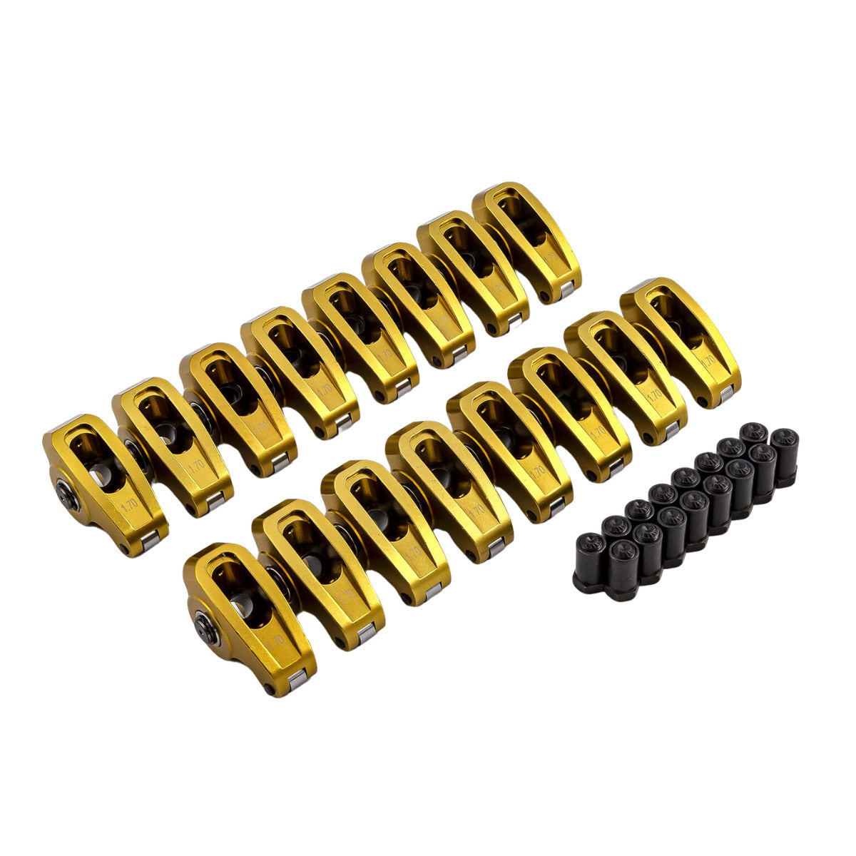 Speedmaster PCE261.1014 1.7 Ratio 7/16 SuperStreet Aluminum Roller Rocker Arm Set