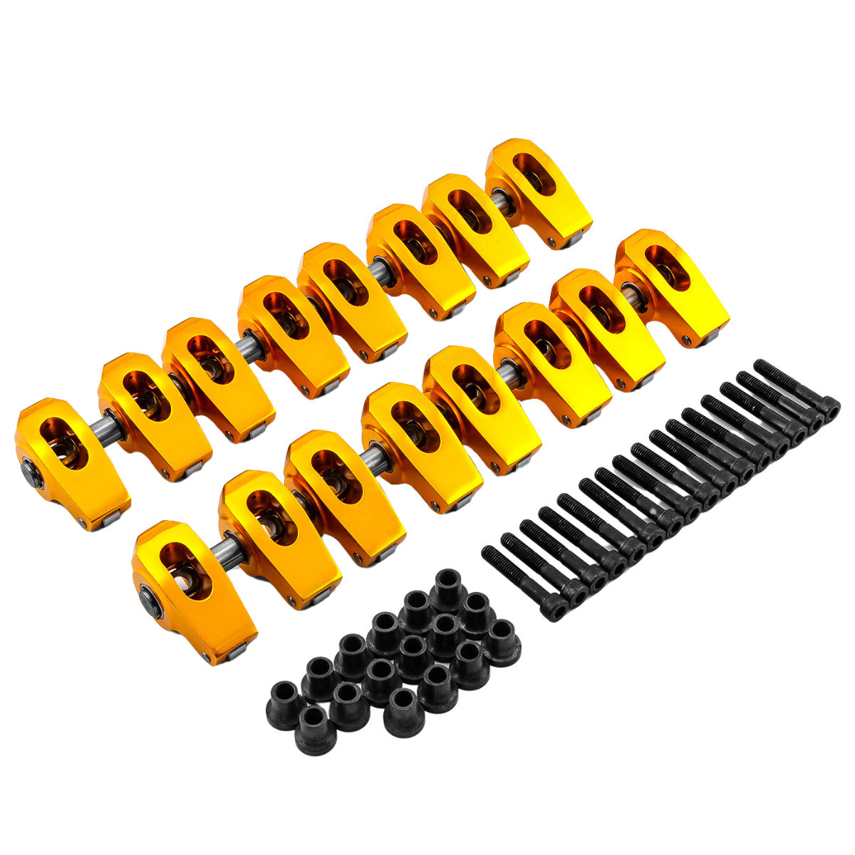 Speedmaster PCE261.1041 1.7 Ratio Aluminum Pedestal Rocker Arms Set (with Hardware)