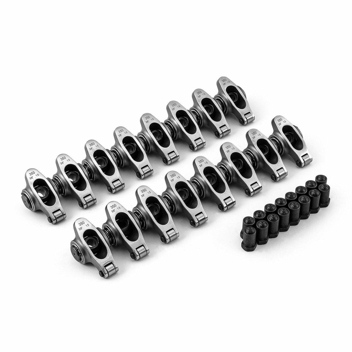 Speedmaster PCE261.1061 1.50 Ratio 3/8 Stainless Steel Roller Rocker Arm Set