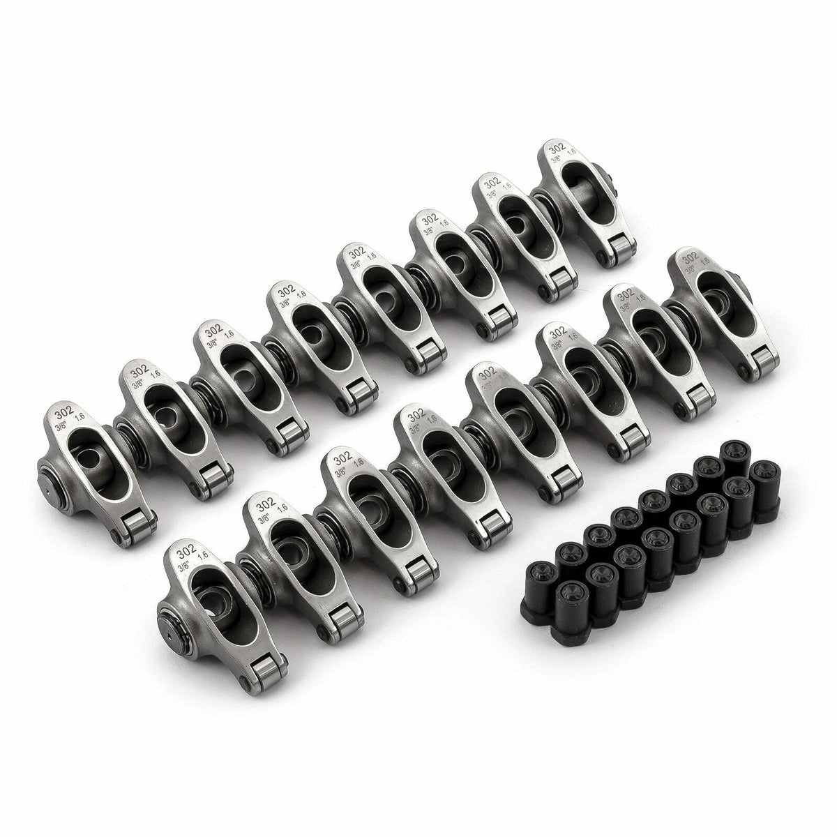 Speedmaster PCE261.1075 1.60 Ratio 3/8 Stainless S. Roller Rocker Arm Set