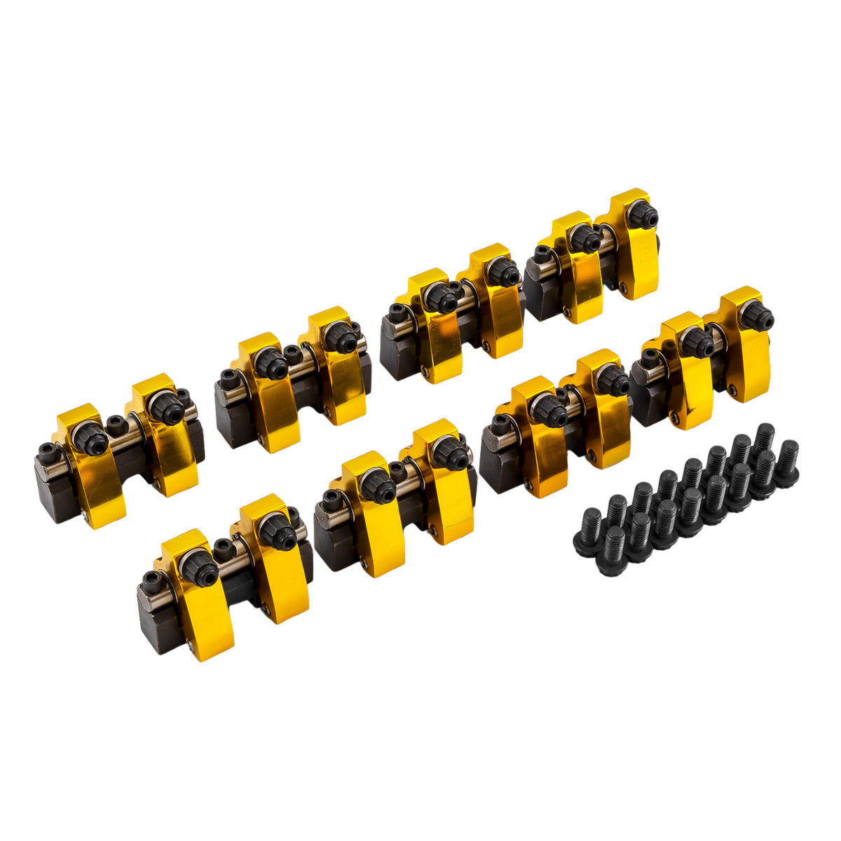 Speedmaster PCE261.1093 1.5 Ratio Alum Shaft Mount Roller Rocker Arm Set -Zero Offset