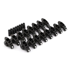 Speedmaster PCE261.1189 1.73 Ratio 7/16 Super Street Ultra Black Roller Rocker Arm Set