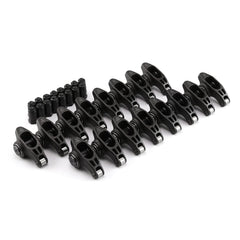 Speedmaster PCE261.1199 .7 Ratio 7/16 Super Street Ultra Black Roller Rocker Arm Set