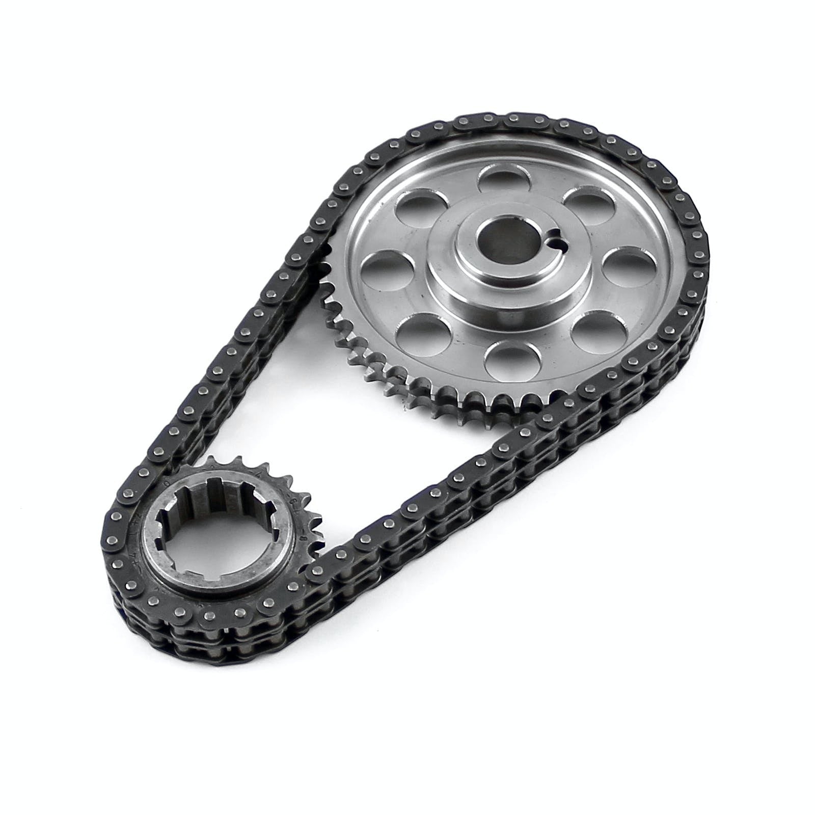 Speedmaster PCE264.1012 Double Roller 9 Keyway Billet Steel Timing Chain Kit (Brs/Brg)