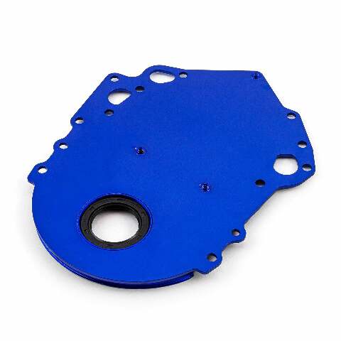 Speedmaster PCE265.1026 Aluminum Timing Cover Blue