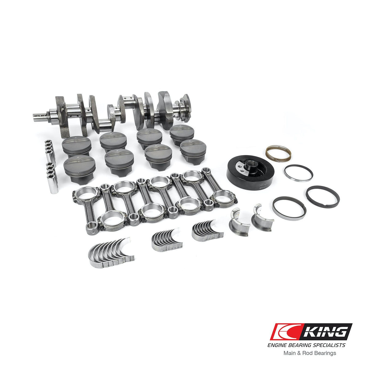 Speedmaster PCE290.1154 383 2pc. Cast Crank I-Beam Hyper Pistons Balanced Stroker Kit