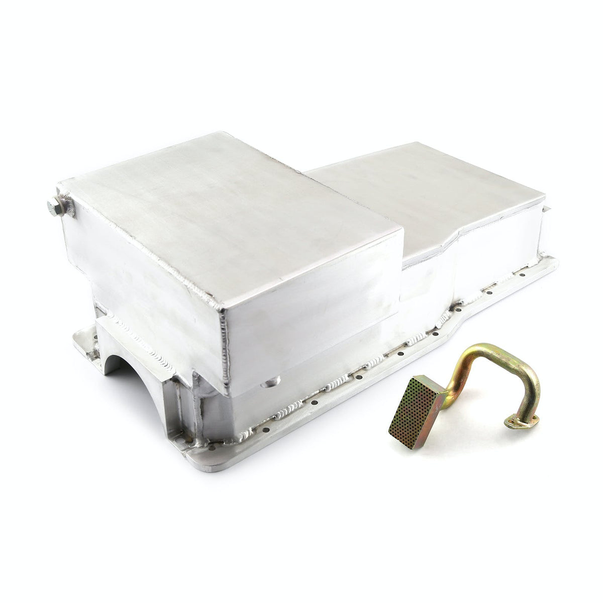 Speedmaster PCE300.1095 7qt Fabricated Drag Front Sump Oil Pan and Pickup SVO Block