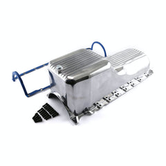 Speedmaster PCE300.1098 2Pc Rms 19Polished Finned Aluminum Oil Pan and Gasket Kit