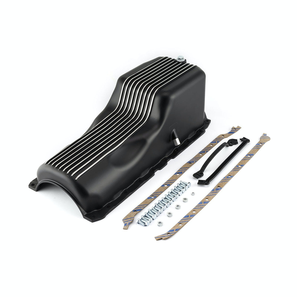 Speedmaster PCE300.1099 2Pc Rms 1Black Finned Aluminum Oil Pan and Gasket Kit