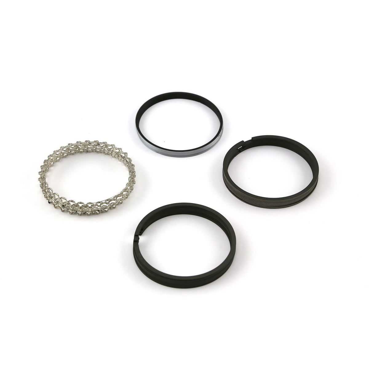 Speedmaster PCE306.1028 4.030 Bore - 1/16 - 1/16 - 1/8 Plasma Moly Piston Ring Set - Zero Gap