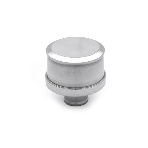 Speedmaster PCE309.1006 Polished Aluminum Plain Valve Cover Breather (1 Neck Push In)