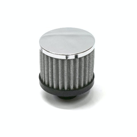 Speedmaster PCE309.1011 Chrome Valve Cover Open Filter Element Breather (Push In)