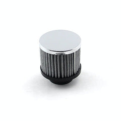 Speedmaster PCE309.1013 Chrome Valve Cover Open Filter Element Breather (1 3/8 Clamp On)