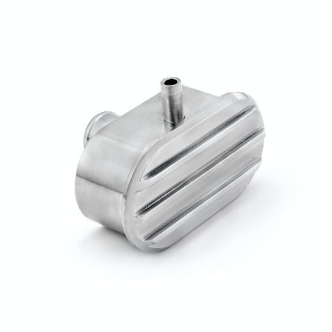 Speedmaster PCE309.1019 Large Classic Finned Valve Cover Aluminum Breather Cap and Gromment 1 Neck
